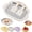 White, variant on At-Home Rolled Ice Cream Maker Kit,2025 New Instant Ice Cream Roller Making Machine with 2 Scrapers,DIY Homemade Rolled IceCream Tray,Homemade Italian IceCream DIY, Sorbet, Yogurt