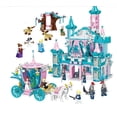 thumbnail image 1 of Princess Block Toy For Girl Minifig Toy Construction Doll Houses Princess Toy Ice Snow Castle Small Particle Model Kit Build Block Castle Bebe Fille Christmas Gift, 1 of 6