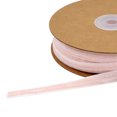 thumbnail image 2 of 1 Roll of 1CM Width Non-elastic Clothes Headwear Necklace Accessories Ribbon Gift Wrapping Flocking Ribbons DIY Decorative Strap Ribbon Band for Home Shop (Light Pink), 2 of 7