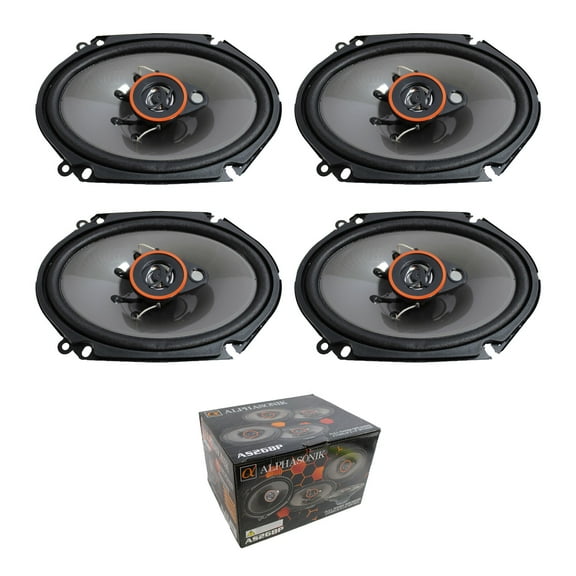 Alphasonik AS268P 6"x8" AS Series 3-Way Performance Speaker System