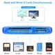 thumbnail image 2 of Lector de tarjetas Writer OneFavor SmartMedia USB All-in-1 Azul, 2 of 7
