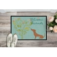 thumbnail image 2 of Carolines Treasures BB7631MAT Welcome Friends Red Dachshund Indoor or Outdoor Mat, 18 x 27 in., 2 of 4