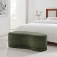 thumbnail image 2 of Accent Chair Bench, Green, Fabric, Living Room Lounge Cafe Lobby Hospitality Restaurant, Modern Contemporary HB36717, 2 of 12