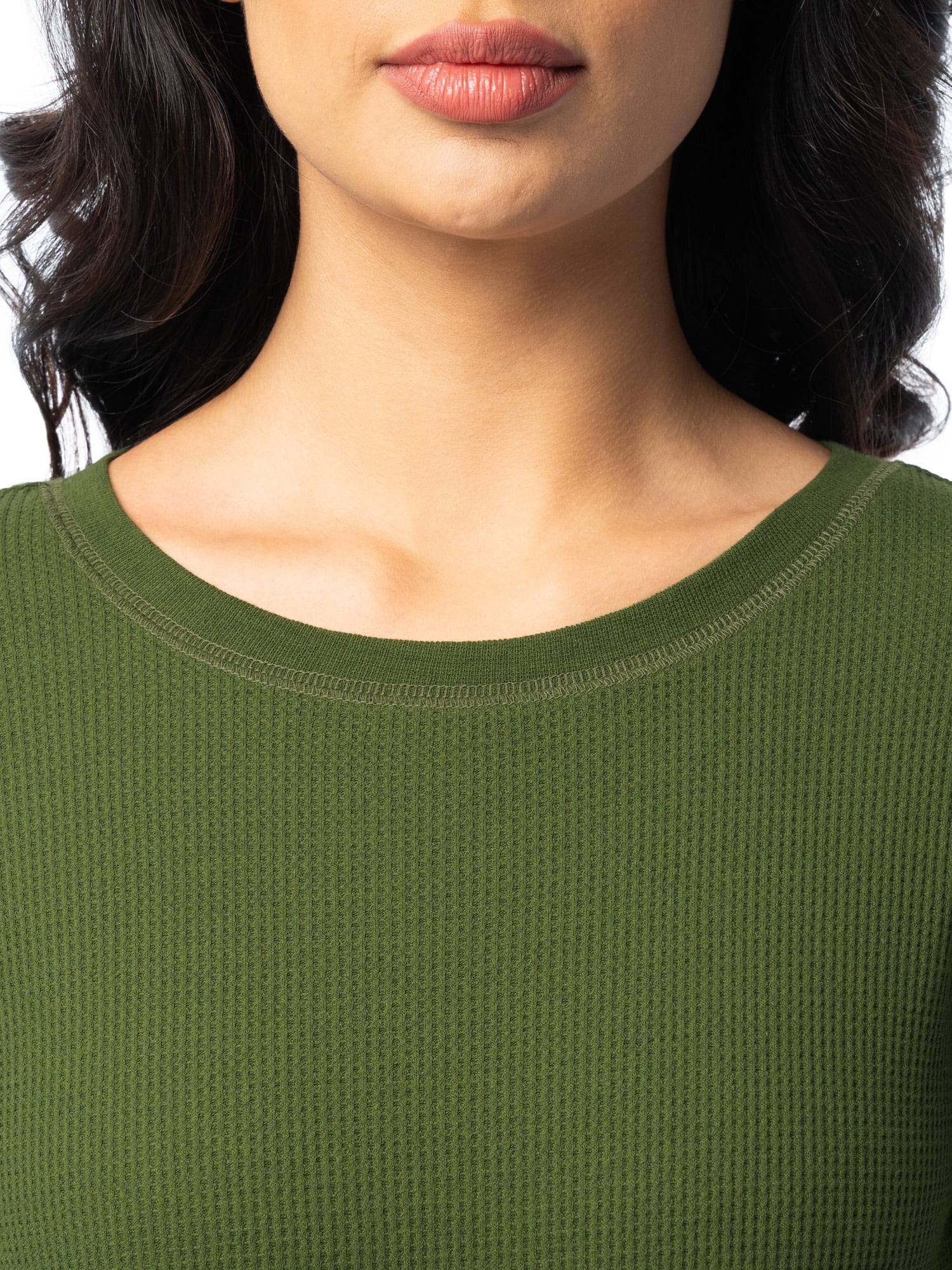 Fruit of the Loom Women's Recycled Waffle Thermal Top & Bottom Set, Sizes XS-4XL