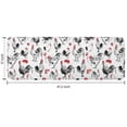 thumbnail image 7 of Red Flower Chicken Pattern Kitchen Rug Mat,Kitchen Runner Rugs Non Skid Washable,Decorative Kitchen Floor Mats for Kitchen,Sink,Laundry,17"x47.2", 7 of 7