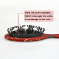 thumbnail image 5 of Red Christmas Gingerbread Man Pattern Hair Brush,Girls Detangling Hair Brush,Glide Through Tangles with Ease for Wet & Dry Hair,8.8"X2.8", 5 of 7