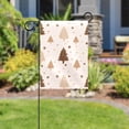 thumbnail image 5 of Cute Beige Christmas Tree Pattern Garden Flag Double Sided House Flag for Outdoor Home, Personalized All Year Round Yard Decor 12 x 18 Inch, 5 of 6