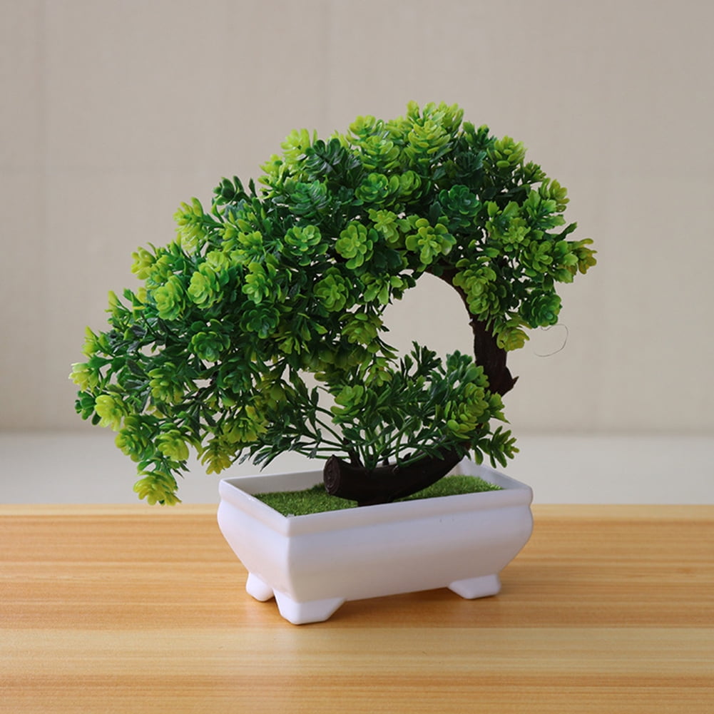 Simulation Crescent Lotus Plant Potted Indoor Table Top Ornaments Simulation Bonsai Craft Green Plant Decorative Plastic Flower Tea Table Ornaments Set Walmart Com Walmart Com