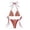 D79/Red, variant on Afdoent Bikini Sets For Women Ladies Summer Bikini Colour Block Printed Split Swimsuit Halter Bathing Suits Swimwear 2026 Retro Swimsuit