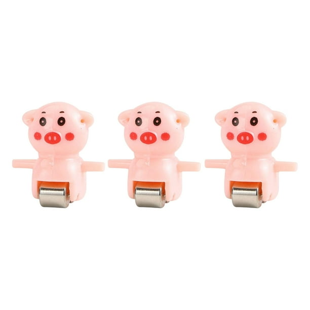 3x Accesorios de juguete para montaña rusa, tobogán, escaleras, repuesto de juguete para interior y exterior Cerdito