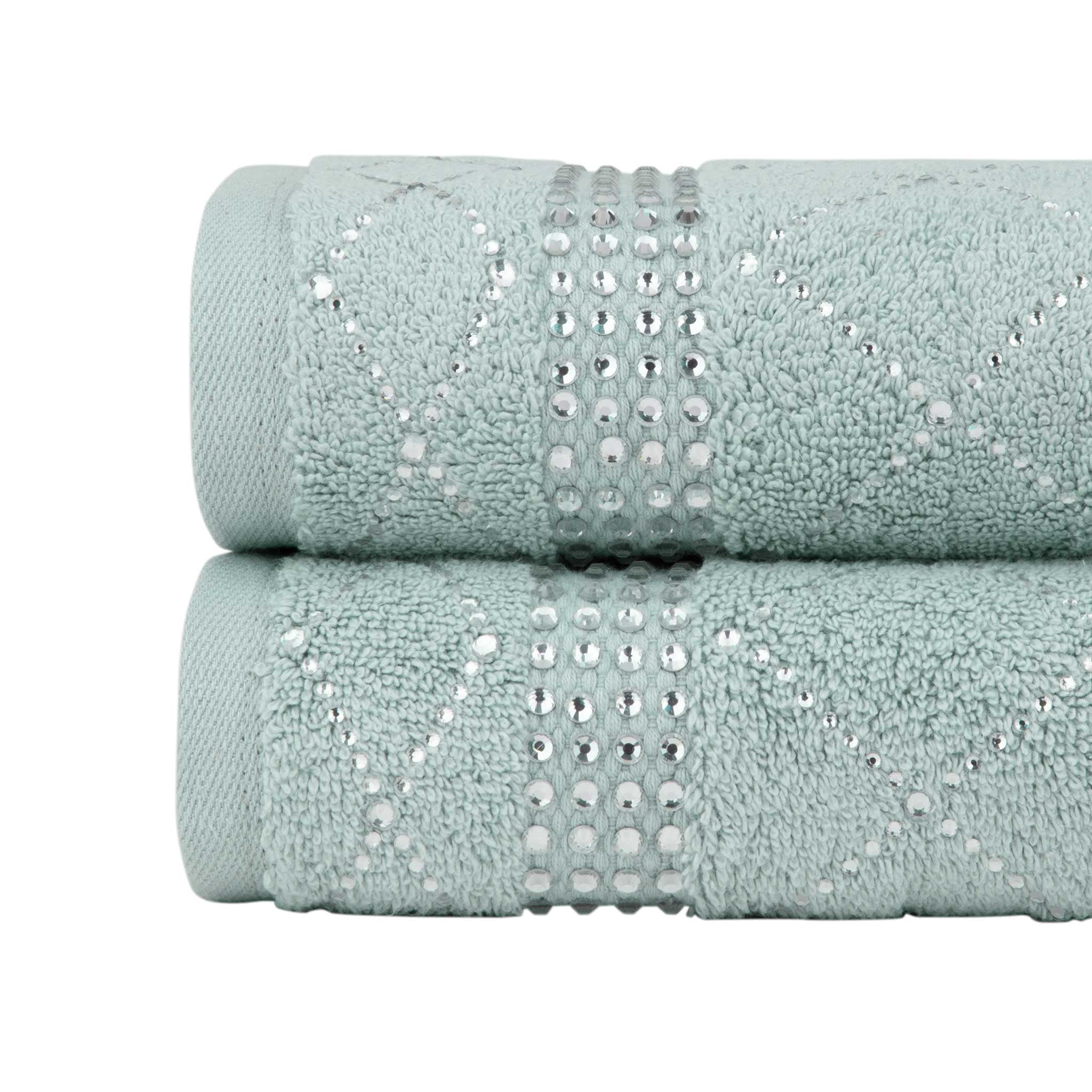 Atlas Hand Towel (Set of 2) - Aqua