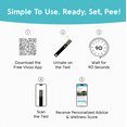 thumbnail image 3 of Vivoo | The #1 Urine Test Strips & Keto Strips with App | Advanced Home Tracking for Nutrition, Ketones, Hydration, pH, and More | 1 Month / 4 Tests, 3 of 6