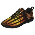 thumbnail image 2 of Halloween Pumpkin America Running Shoes Sneakers Mesh Black Size 11.5, 2 of 5