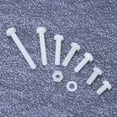 thumbnail image 3 of Fasteners Screw Nut Washer Assortment Kit Nylon Screw, 800PCS M3 For Mechanics Industrial White, 3 of 8