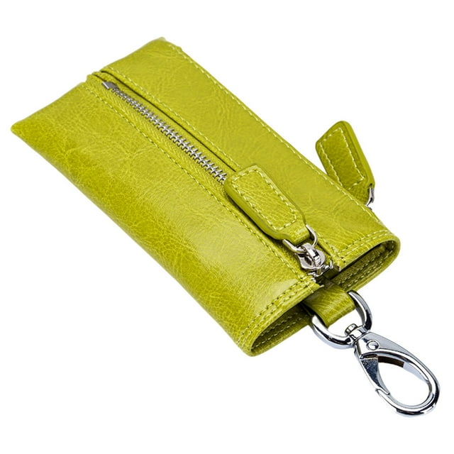 Qarigey Cartera de cuero Llaves Monedero de almacenamiento Playa Fecha Llavero Moneda Lápiz labial Tarjeta de crédito Bolsa organizadora Mujeres Type3 NO3 Qarigey AP011382-04