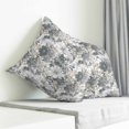 thumbnail image 3 of Spring Botanical Pillow Covers 16x16 Inch Decorative Throw Pillow Cover, Country Floral Leaves Gray Brown Sofa Pillowcases Accent Cushion Case Home Decor Bedroom Living Room, 3 of 6