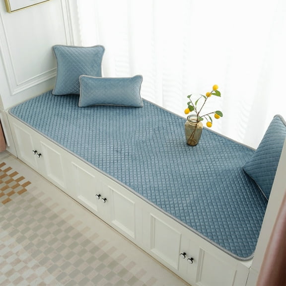 Bay window pad, plush bay window mat, window Sill Mat Floor to ceiling Carpet Balcony Mat Matt Mat Bay Window Carpet