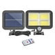 thumbnail image 4 of Luz de lámpara de seguridad del jardín del sensor de 128 COB con Gloria Luz de pared exterior impermeable, 4 of 7