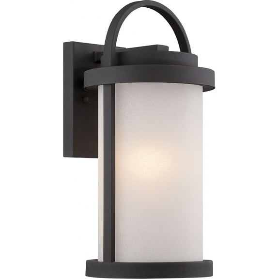 Nuvo 62-651 - Willis - LED Outdoor Small Wall w/ Antique White Glass