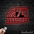 thumbnail image 5 of Handmadetneonsign 50th Birthday Metal Wall Art Light, Birthday Metal Sign Wall Decor, Party Metal Decor 57061, 5 of 5