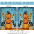 thumbnail image 5 of Toland Home Garden Harvest Cats Fall Halloween Flag Double Sided 28x40 Inch, 5 of 5
