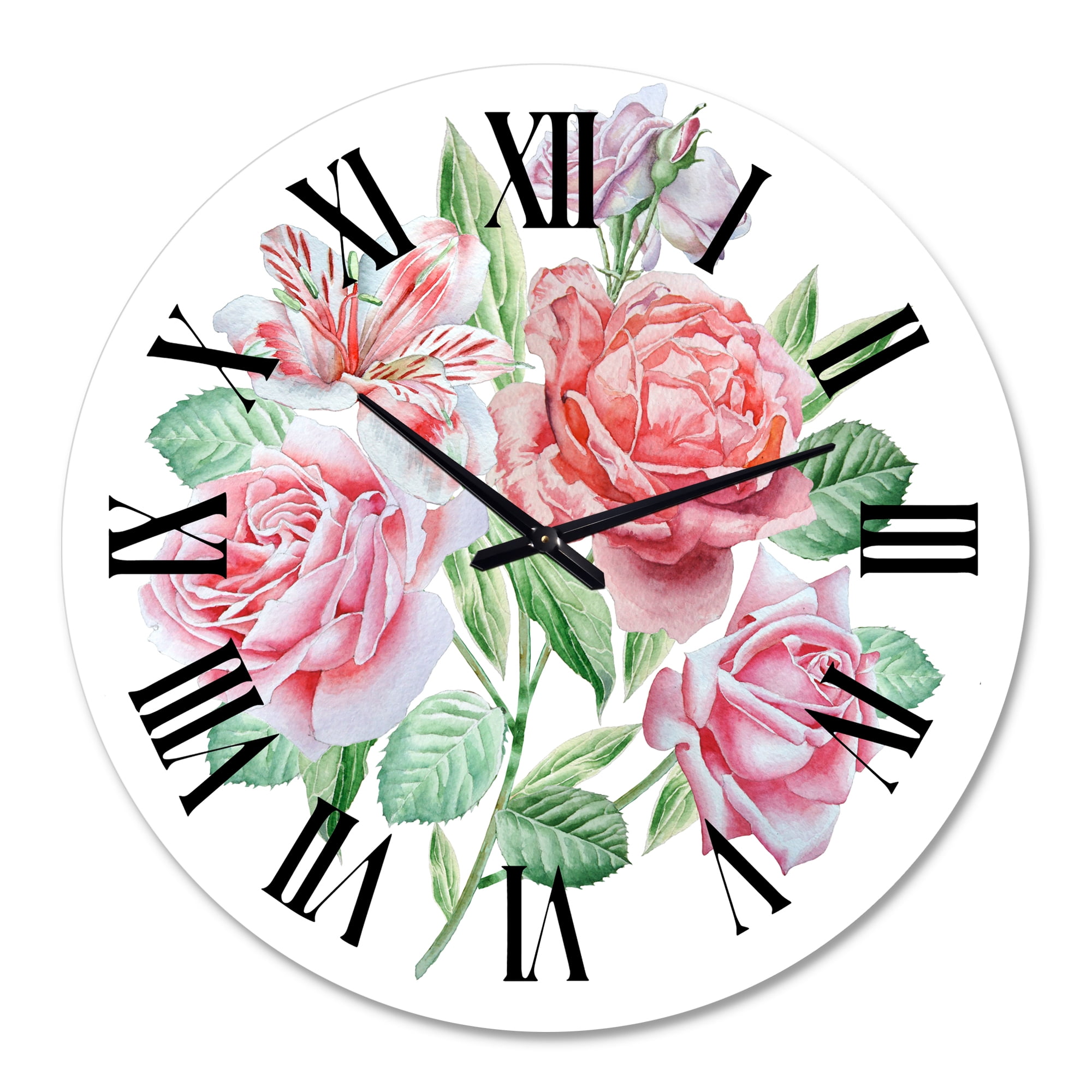 Designart 1 in Quartz Traditional Wall Clock