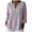 Light Purple, variant on Women's V Neck Button Sweater Oversized Batwing Long Sleeve Henley Pullover Knit Jumper Top Dark Green for Size L