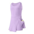 thumbnail image 4 of Big Girls Golf Tennis Sports Sleeveless Athletic Active Dress with Safety Inner Pockets Shorts, 4 of 5