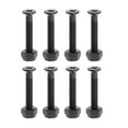 thumbnail image 2 of jinwen 2x8 Pcs Vis de Quincaillerie pour Installation de Roues de Longboard Planche à Roulettes Camion Noir, Noir, 2 Pcs, 2 of 9