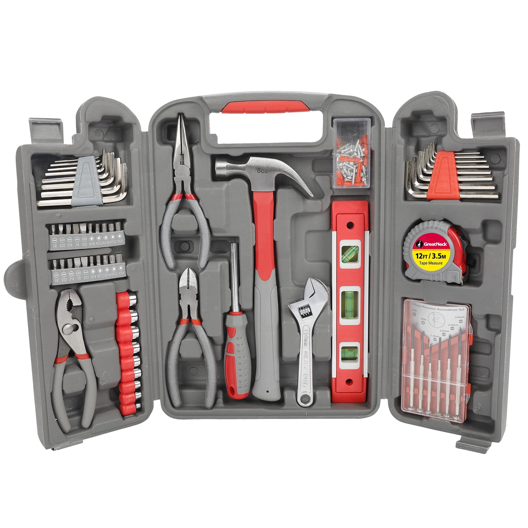 Great Neck 1295 Homeowner's 150 Piece Tool Set
