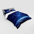 thumbnail image 3 of Ambesonne Space Bedding Set 3 Pcs, Vibrant Milky Way Stars, Twin, Dark Blue, 3 of 3