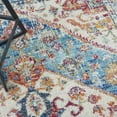 thumbnail image 6 of Nourison Passion Ivory/Light Blue 3'9" x 5'9" Area Rug, Vintage, Boho, Bed Room, Living Room, Dining Room, Kitchen, , Easy Cleaning, Non Shedding (4' x 6'), 6 of 8