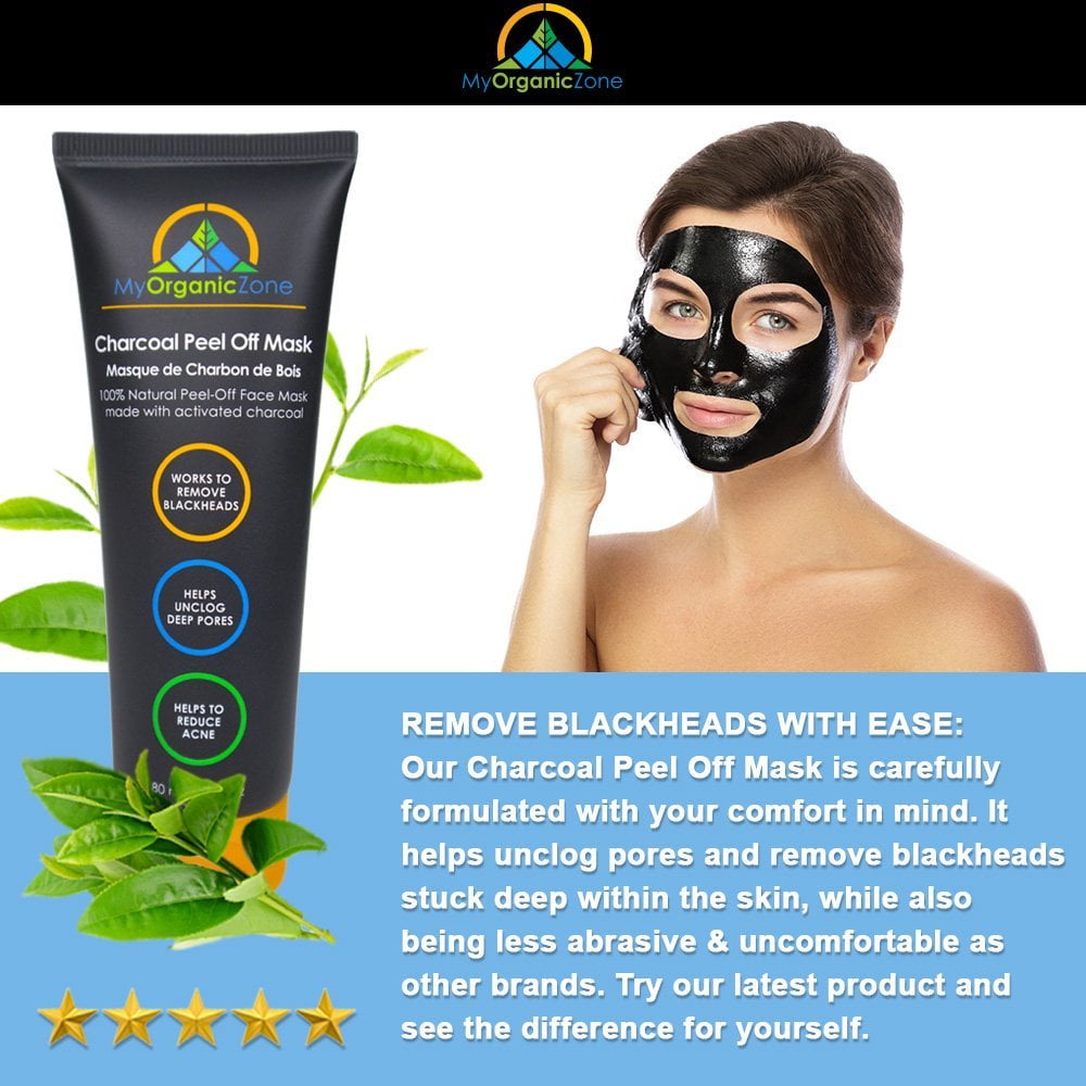 Download Charcoal Peel Off Mask Black Face Mask For Men And Women Blackheads Remover And Extractor Black Charcoal Mask For Face Deep Pore Cleansing Mask 2 7 Fl Oz 80ml Walmart Canada PSD Mockup Templates
