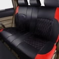 thumbnail image 3 of Juego Completo de Fundas para Asiento de Automovil Universal, Cubre Asientos para Auto Piel, Protector de Asientos para Auto, SUV, Coche, Camión, Furgoneta (Rojo), 3 of 8