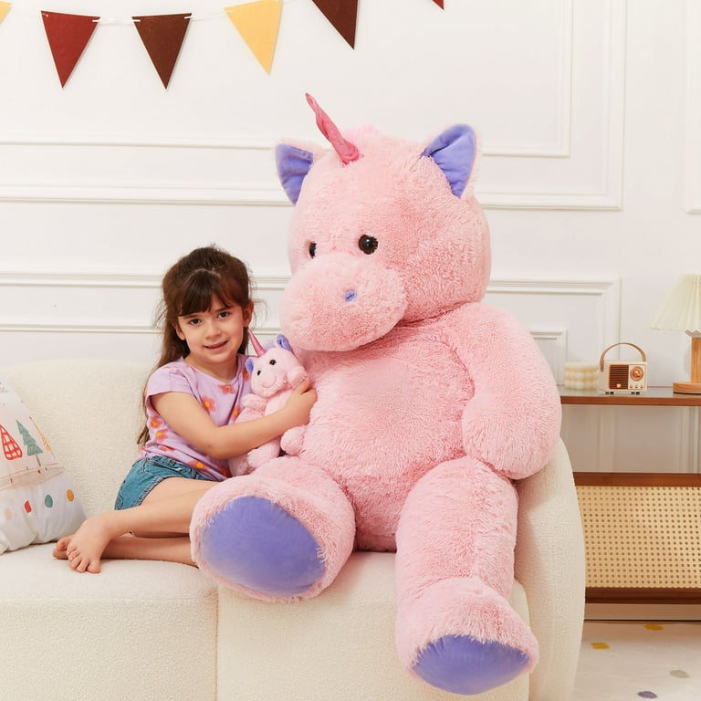 Big unicorn teddy fashion bear