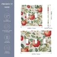 thumbnail image 2 of Yayeee Toggle Light Switch Wall Plate 2-Gang 4.56"x4.48" Decorative Outlet Cover, Beige Apple Pattern, 2 of 7