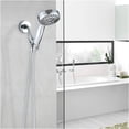 thumbnail image 2 of JERFIT 5-Spray High Pressure Handheld Shower Head with Hose, Wall Mounted, ABS & Chrome Finish, 2.5 GPM, 2 of 10