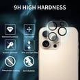 thumbnail image 3 of 3 Screen Protectors and 2 Camera Lens Protectors, Suitable for iPhone 16 Pro Max/ 16 Pro/ 16 Plus/ 16, Tempered Glass Film, Transparent, 3 of 10