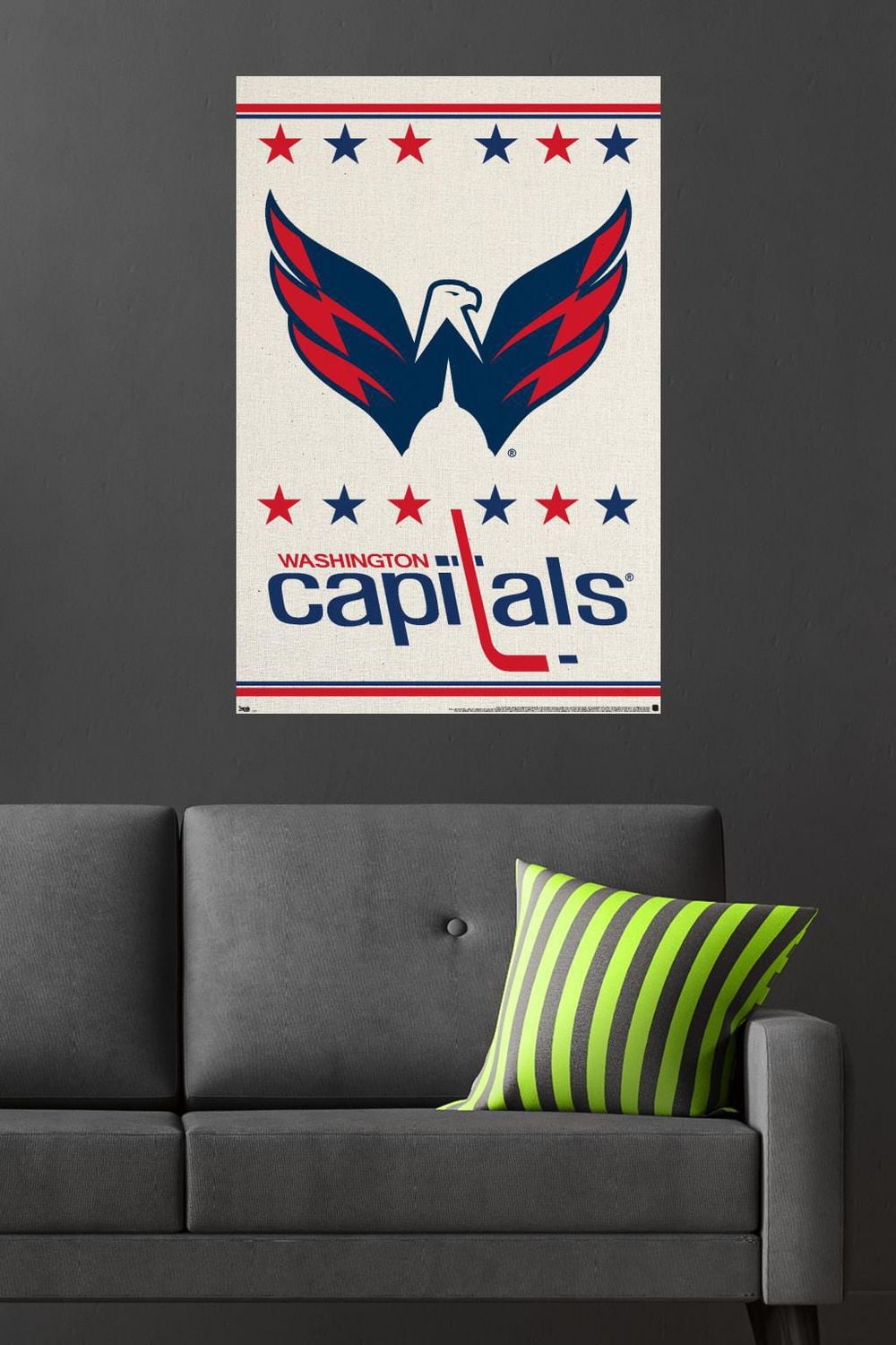 NHL Washington Capitals - Logo 14 Wall Poster, 22.375" x 34"