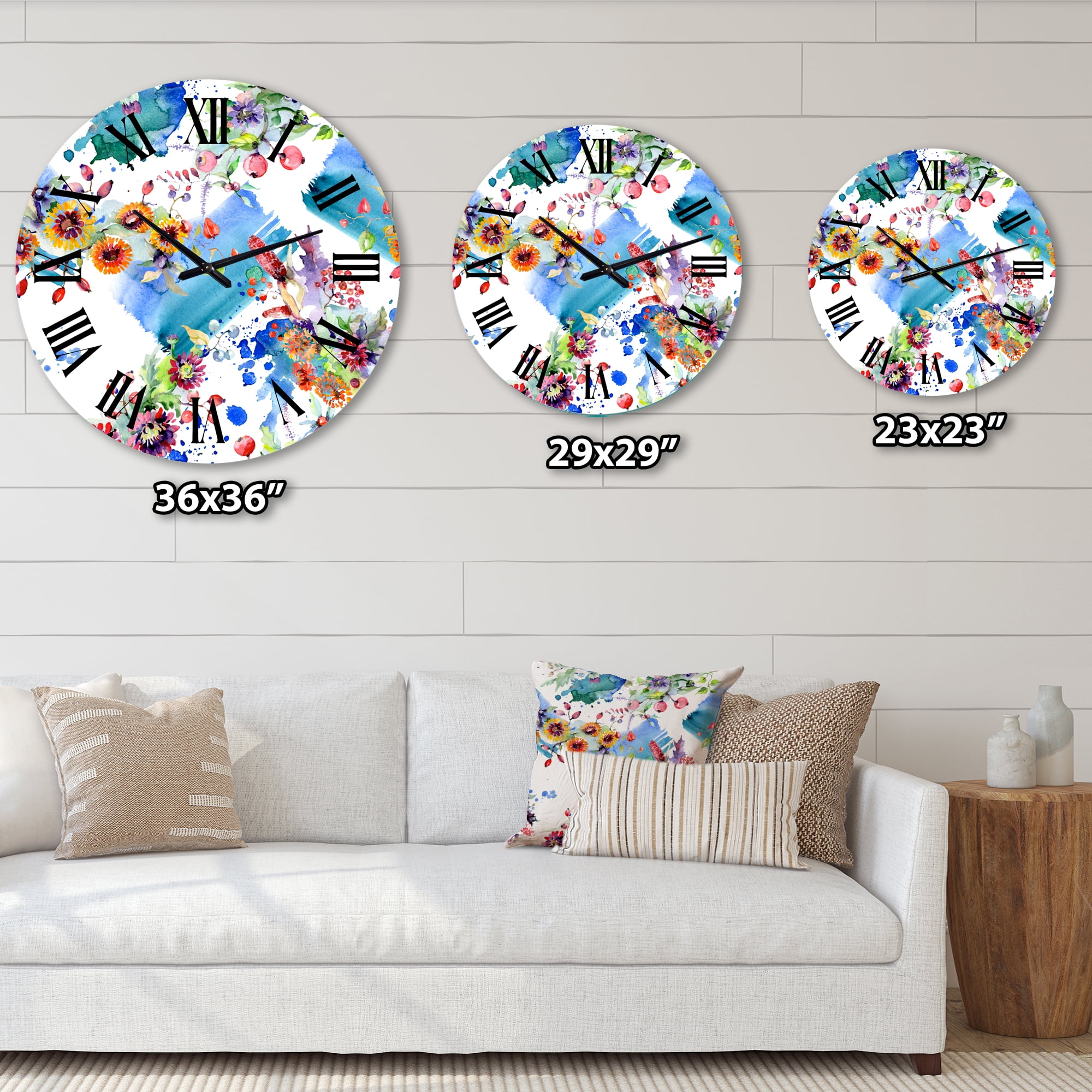 Designart 1 in Quartz Modern/Contemporary Wall Clock