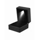 thumbnail image 1 of Caja de Anillo Xtellar de luz LED, Cajas Anillo de Compromiso Anillo de luz Iluminado de Moda Caja de exhibición de joyería Color Negro, 1 of 4