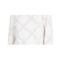 thumbnail image 3 of CHARTER CLUB Womens White Printed Long Sleeve Boat Neck Top Size: M, 3 of 3