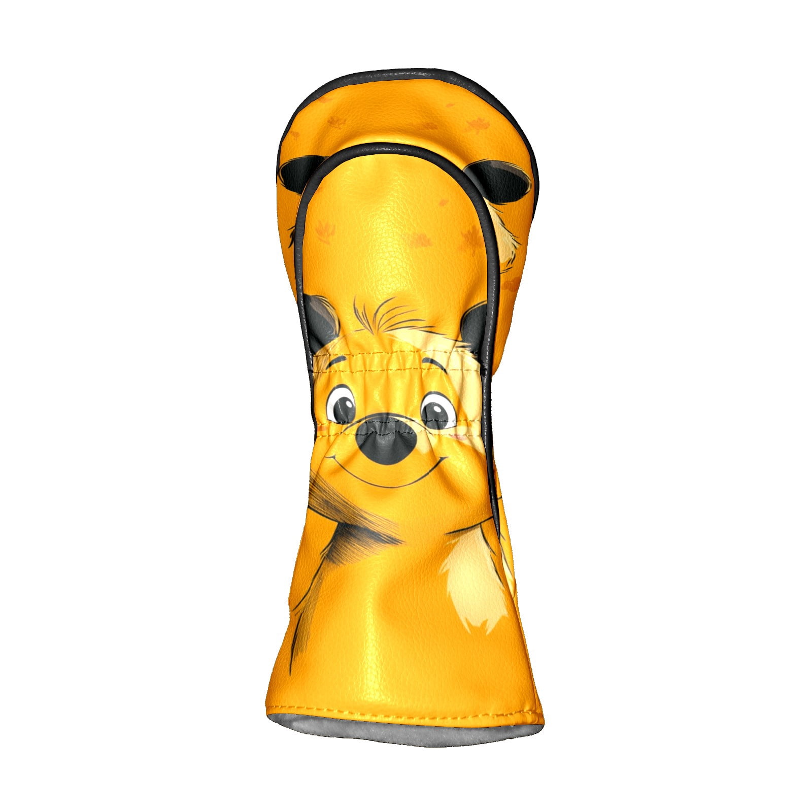 Golf Club Covers PU Leather Waterproof Head Covers for Fairway Woods Hybrids Cute Bear