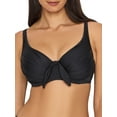 thumbnail image 2 of Women's Pour Moi 1134 Azure Underwire Non Padded Bikini Swim Top (Black 34D), 2 of 3