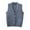 Grey, variant on Sweater Vest For Men Fashion V Neck Button Up Sleeveless Knit Fleece Mens Sweater Tops,Black,2XL