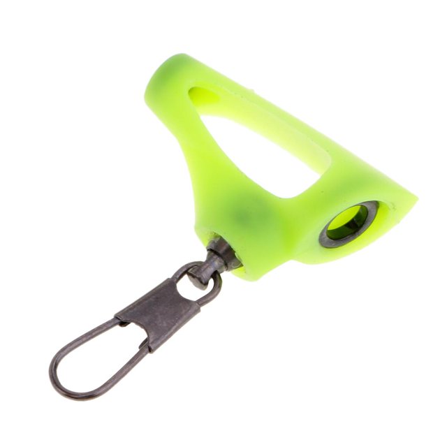 Aparejos resistentes del conector de la línea de pesca del buscador de pescados de la diapositiva del hundidor de la pesca Amarillo Baoblaze Pesca Sinker Slide