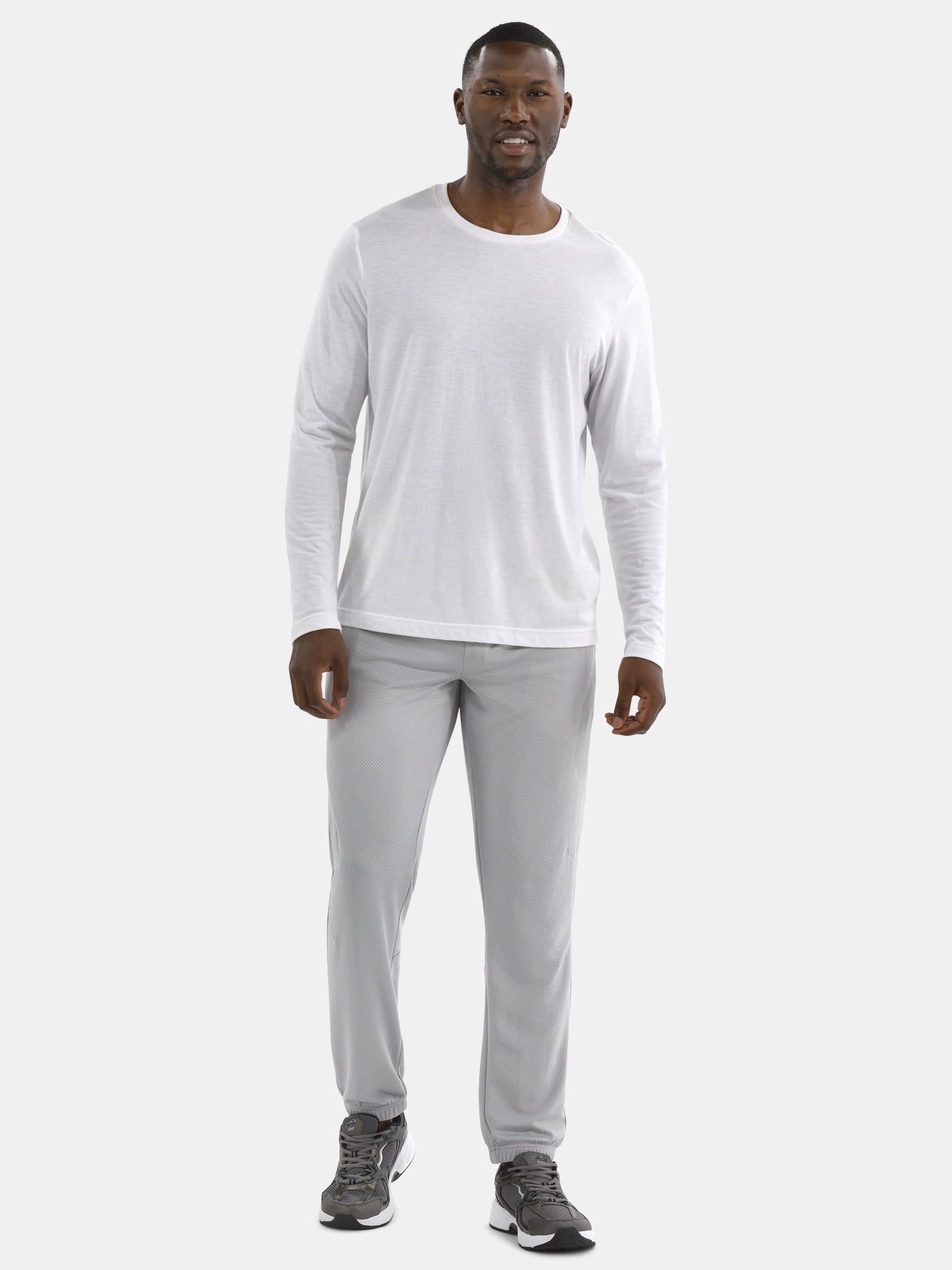 Athletic Works Men’s and Big Men’s Active Mesh Joggers, Size S-3XL