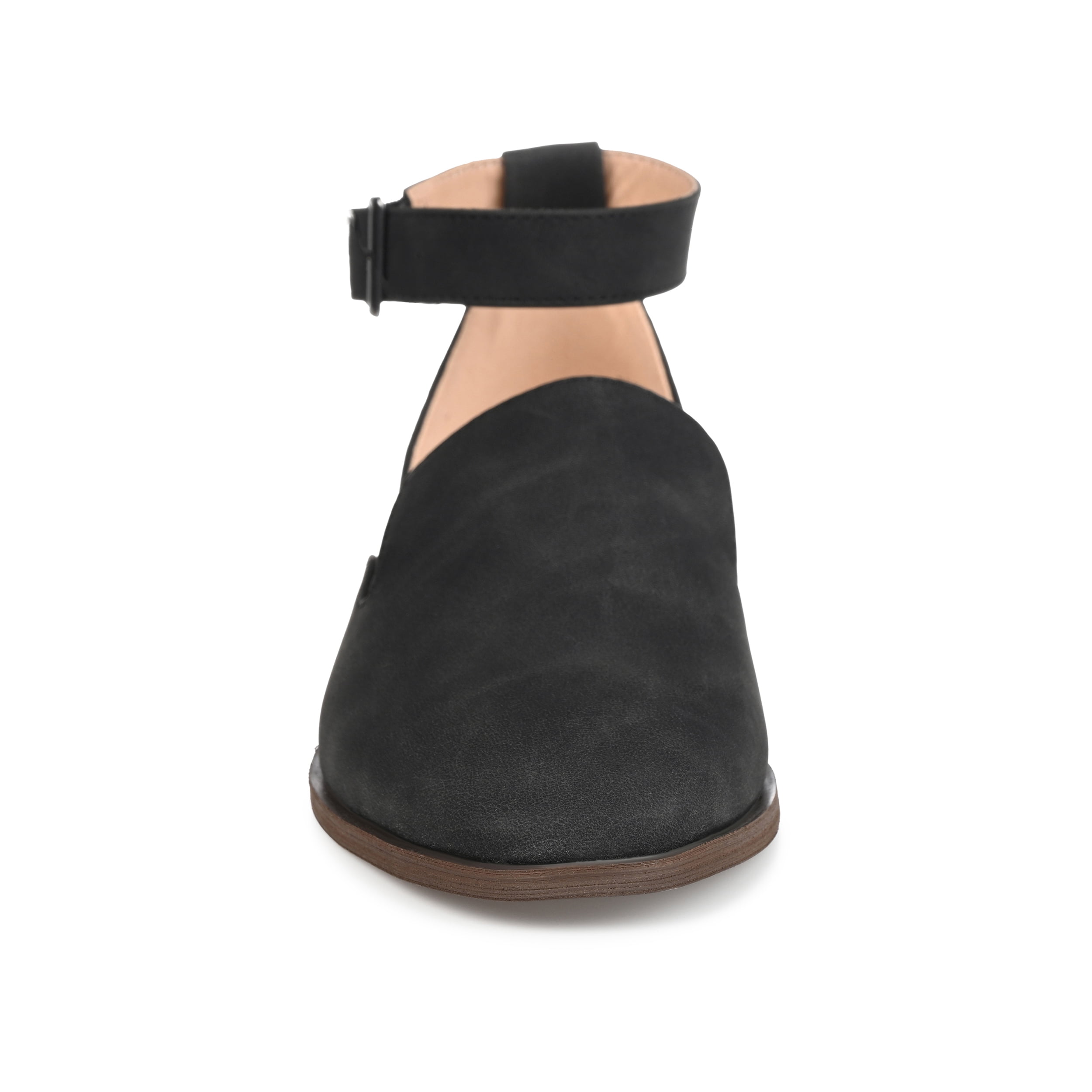 Journee Womens Loreta Buckle Square Toe Loafer Flats, Widths Available