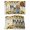 Beige, variant on Spring Dog Placemats Set of 4, Sunflower Daisy Botanical Watercolor Placemats for Dining Table, Place Mats for Kitchen Tabletop, Waterproof Wipeable Dining Table Mats Set