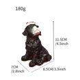 thumbnail image 1 of XWSHYW Decoraciones para El Hogar Decoración Del Hogar de Resina de Perro Negro Regalo de Navidad Decoración Del Hogar de Resina de Perro Negro Pequeño Decoración de La Entrada de La Sala de Estar, 1 of 2